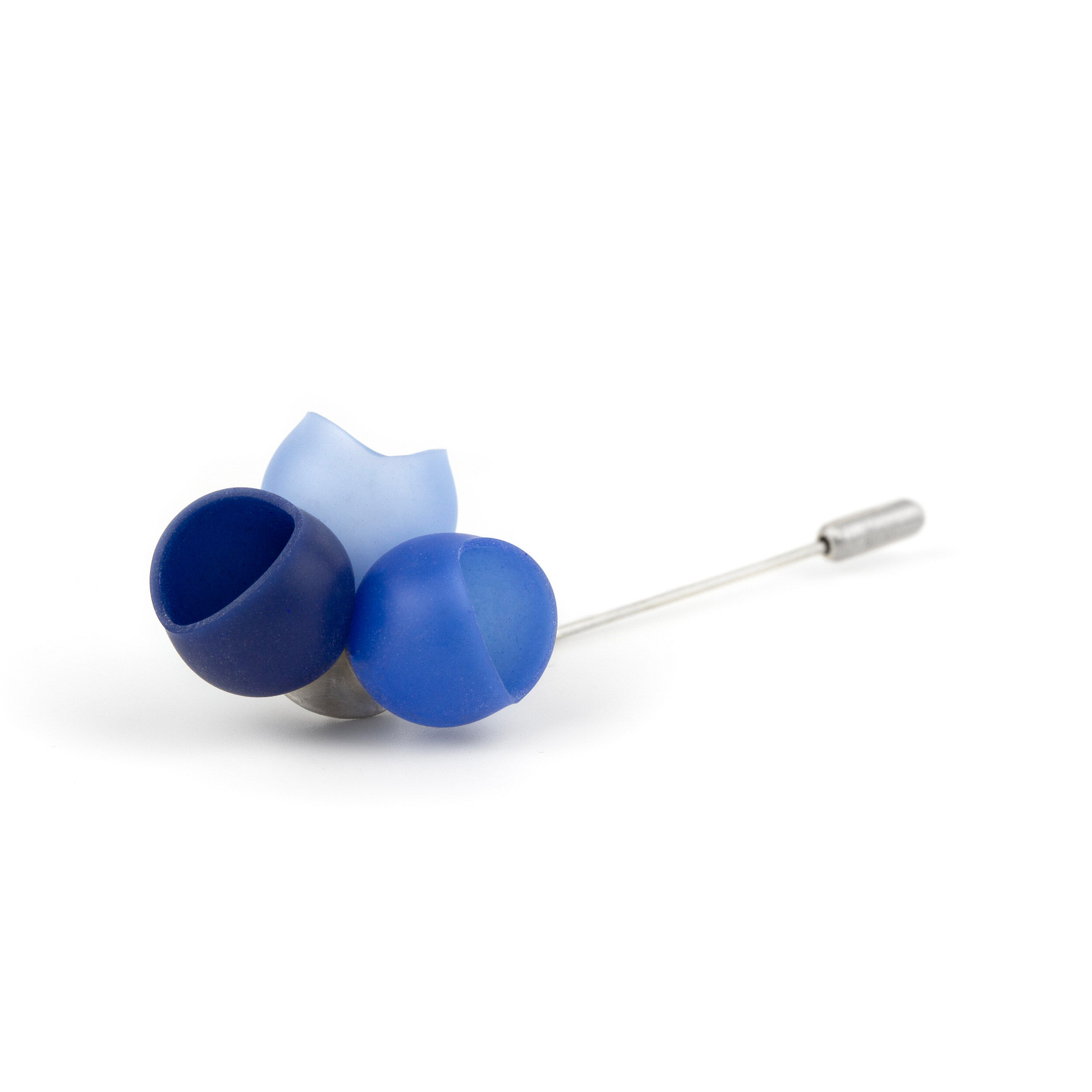 Navy blue cup silver brooch Pin Jewellery Tate Shop Tate